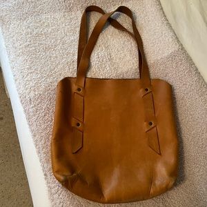 Portland Leather Company slim tote “Honey”